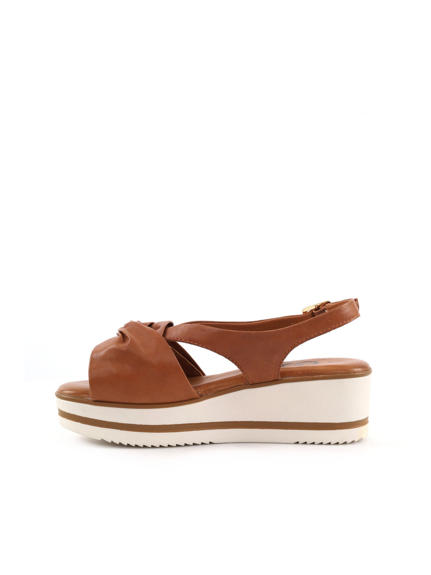 Sandali donna Shoelab in pelle cuoio marrone