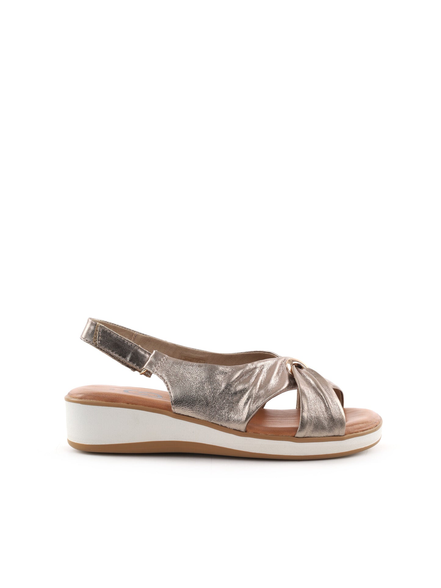 Shoelab Glenda Grave, eleganti sandali da donna color oro