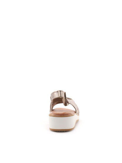 Shoelab Glenda Grave, eleganti sandali da donna color oro