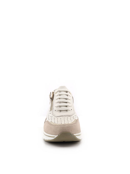 Sneakers donna Shoelab Glam White, eleganza casual in bianco