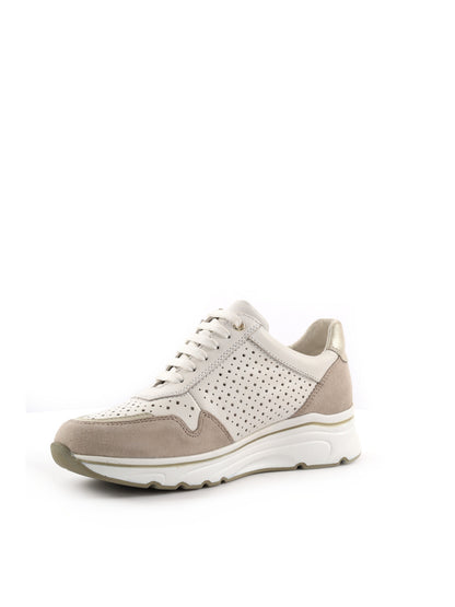 Sneakers donna Shoelab Glam White, eleganza casual in bianco