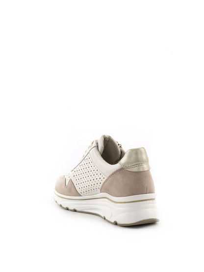Sneakers donna Shoelab Glam White, eleganza casual in bianco
