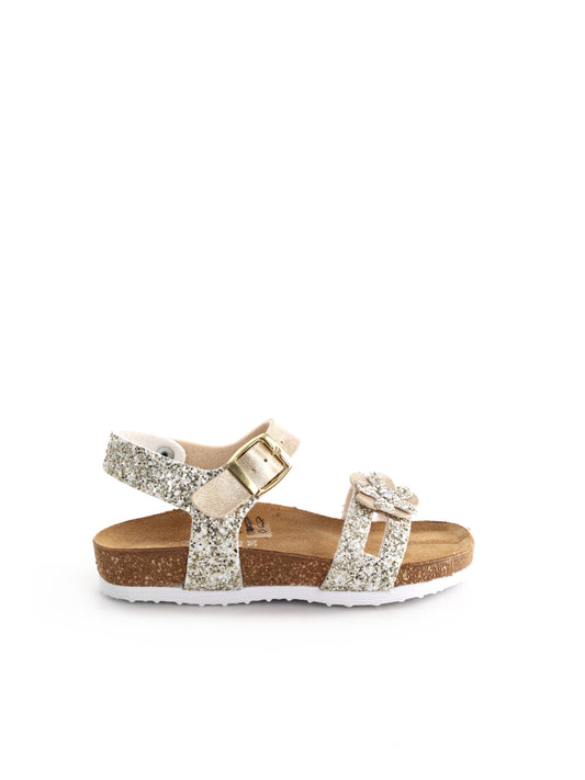 Easywalk sandali unisex bambino color argento metallizzato