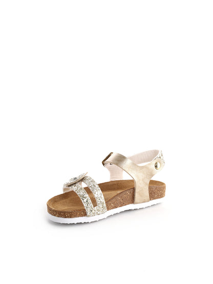 Easywalk sandali unisex bambino color argento metallizzato