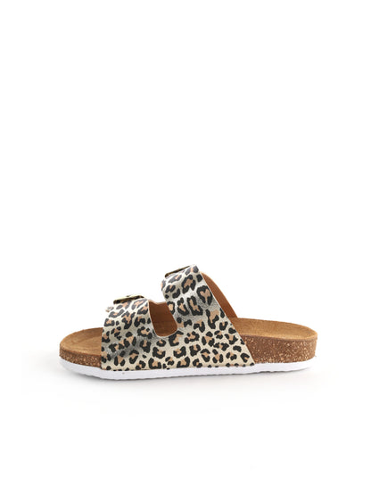 Sandalo Easywalk unisex bambino effetto argento metallico