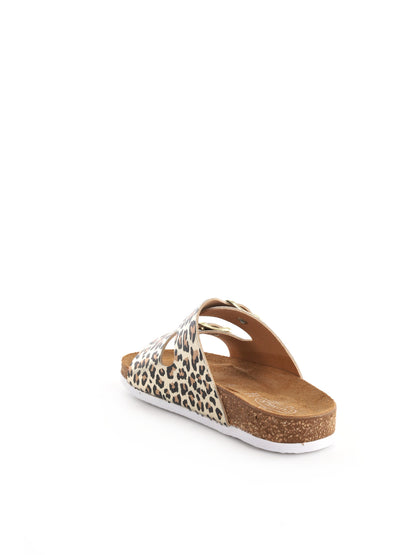 Sandalo Easywalk unisex bambino effetto argento metallico