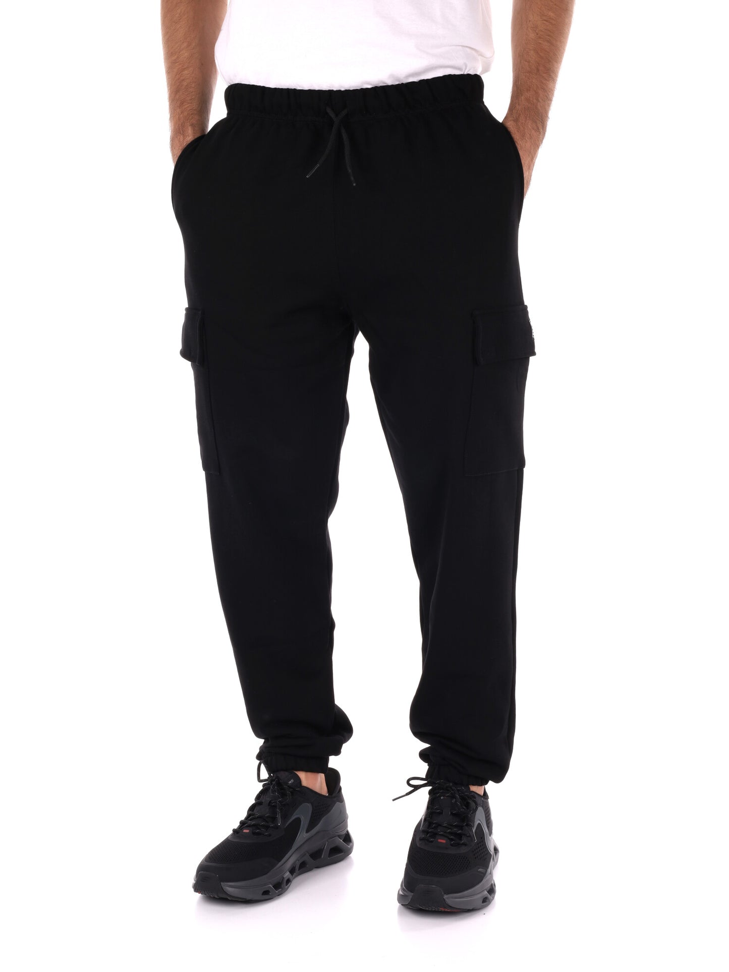 PANTALONE CARGO SPORTIVO PROPAGANDA DA UOMO NERO