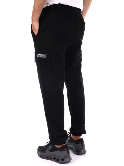 PANTALONE CARGO SPORTIVO PROPAGANDA DA UOMO NERO