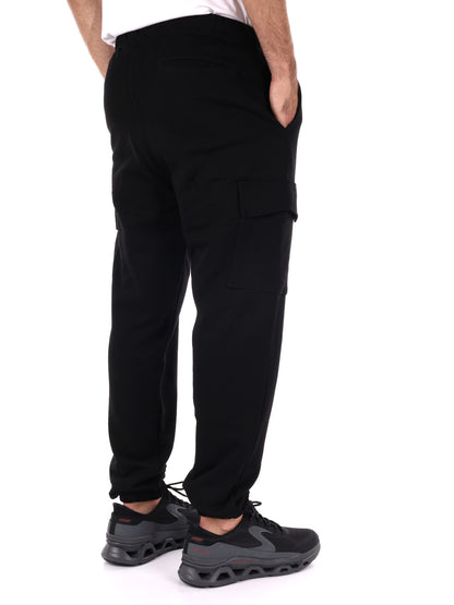 PANTALONE CARGO SPORTIVO PROPAGANDA DA UOMO NERO