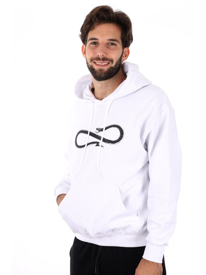 FELPA CON LOGO PROPAGANDA DA UOMO BIANCO NERO