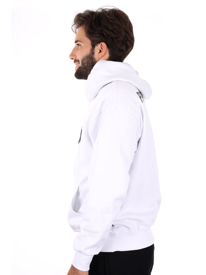 FELPA CON LOGO PROPAGANDA DA UOMO BIANCO NERO