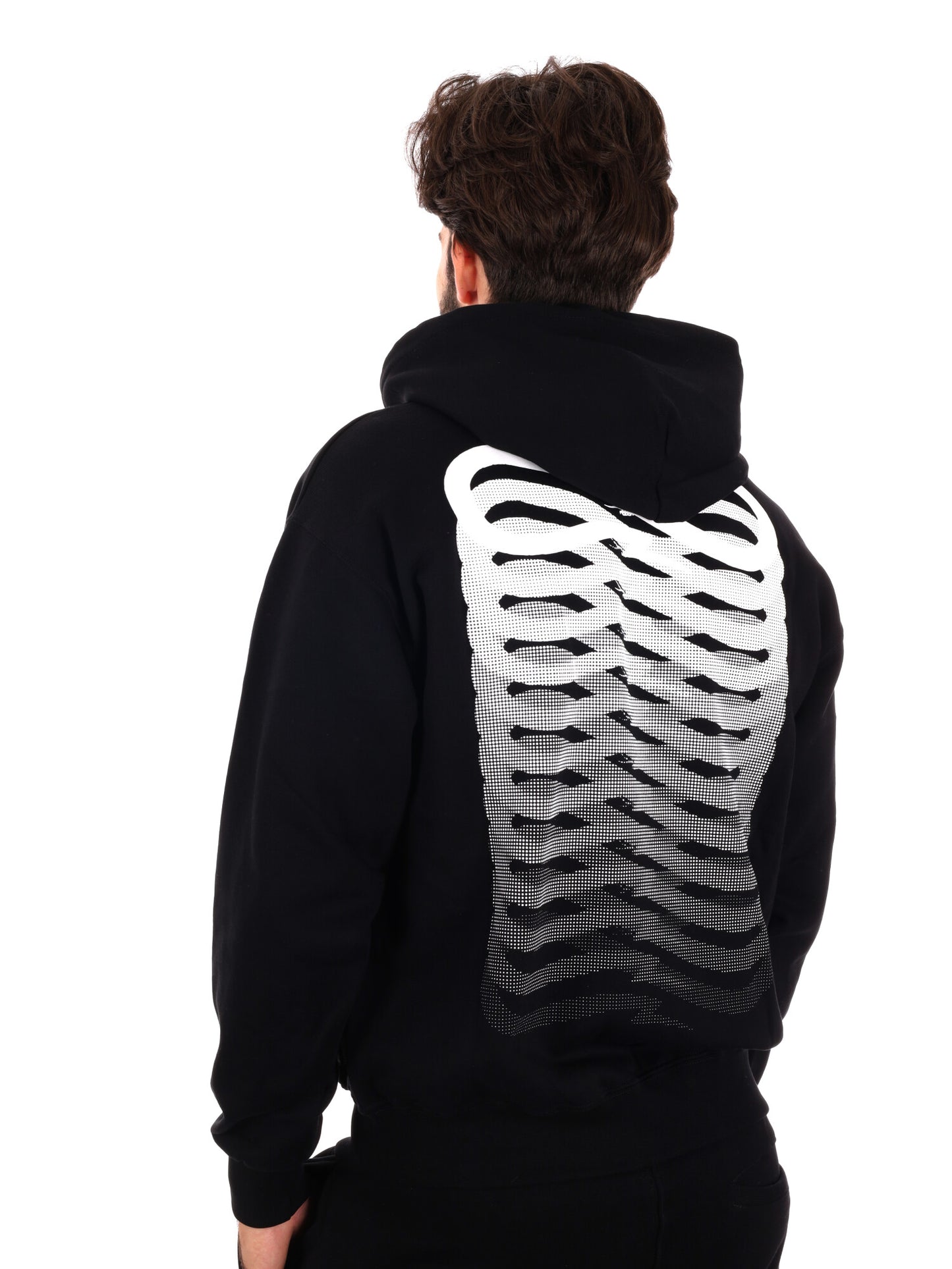 FELPA CON STAMPA E CAPPUCCIO PROPAGANDA DA UOMO NERO