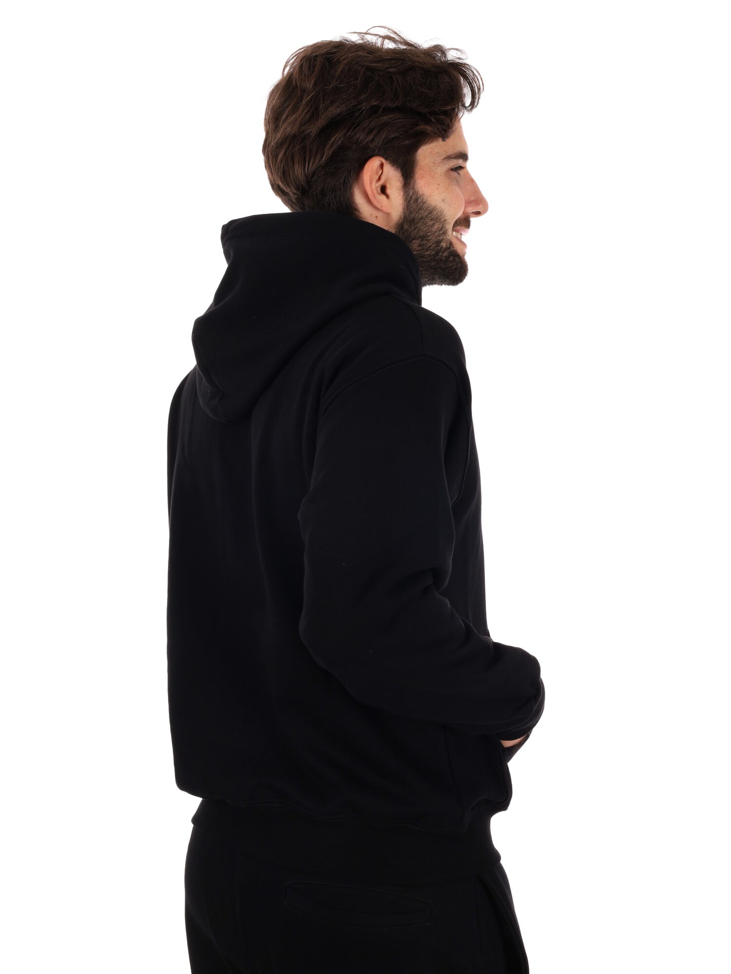 FELPA CON STAMPA SAUCE PROPAGANDA DA UOMO NERO