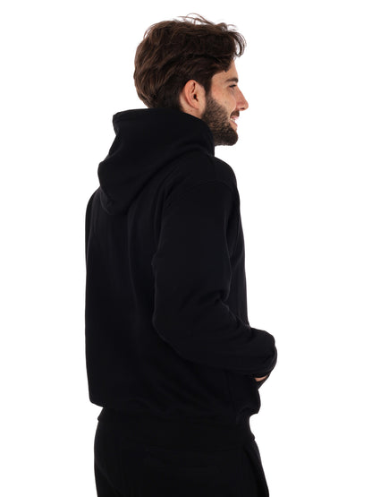 FELPA CON STAMPA SAUCE PROPAGANDA DA UOMO NERO