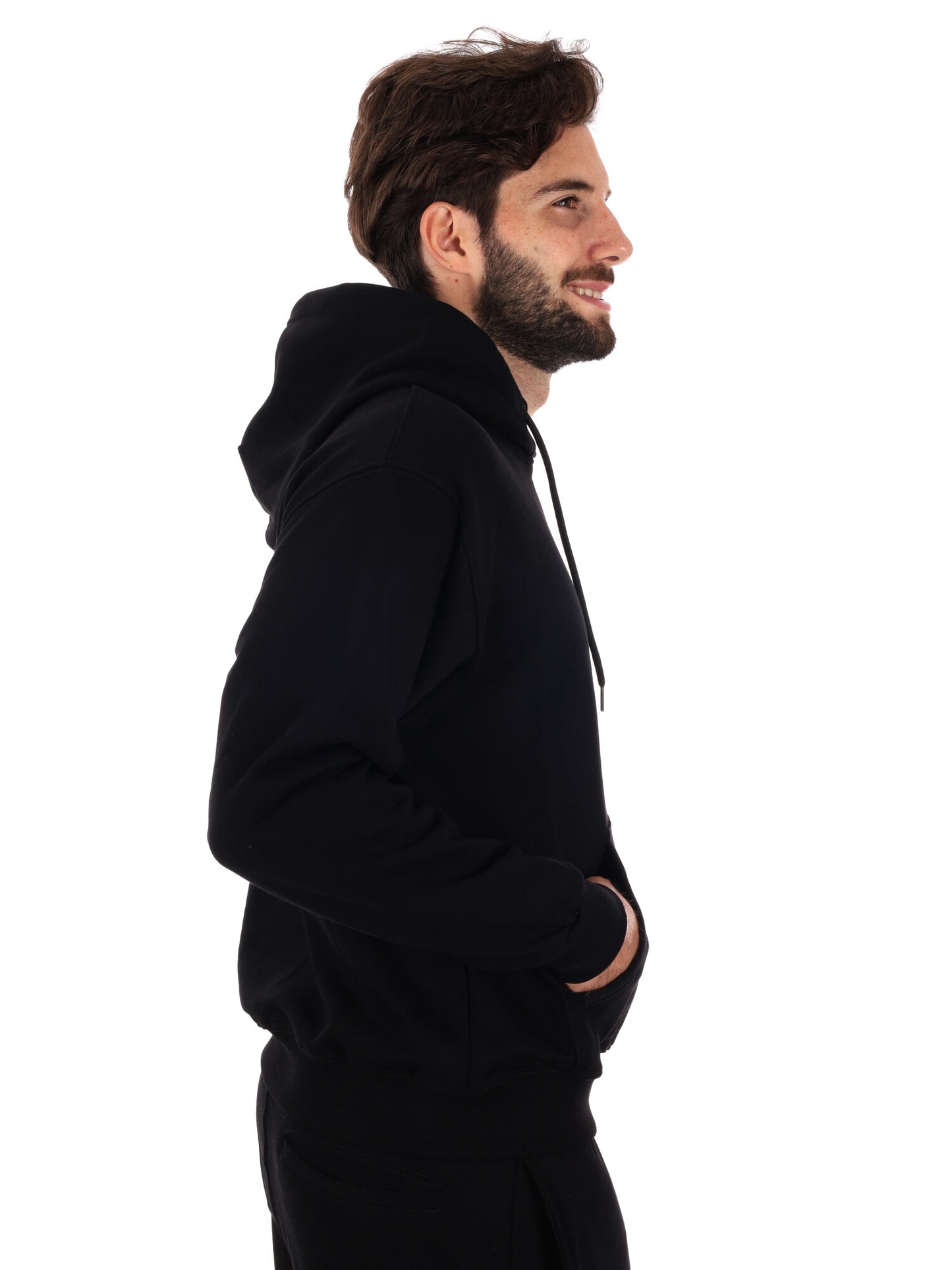 FELPA CON STAMPA SAUCE PROPAGANDA DA UOMO NERO