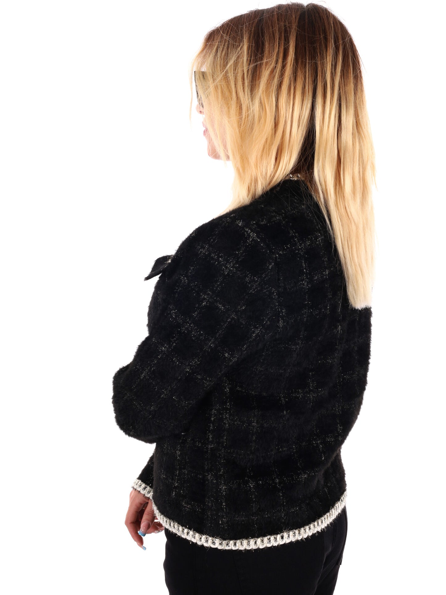 GIACCA ELEGANTE MISS LOVE DA DONNA NERO