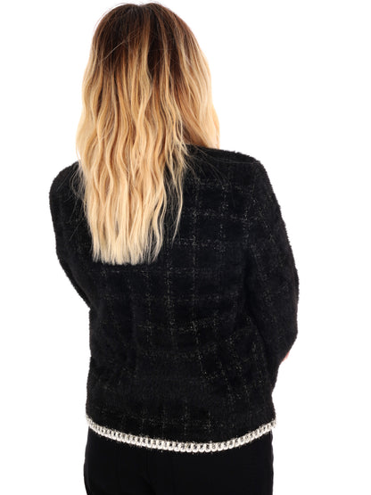 GIACCA ELEGANTE MISS LOVE DA DONNA NERO