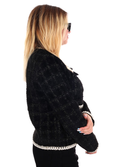 GIACCA ELEGANTE MISS LOVE DA DONNA NERO