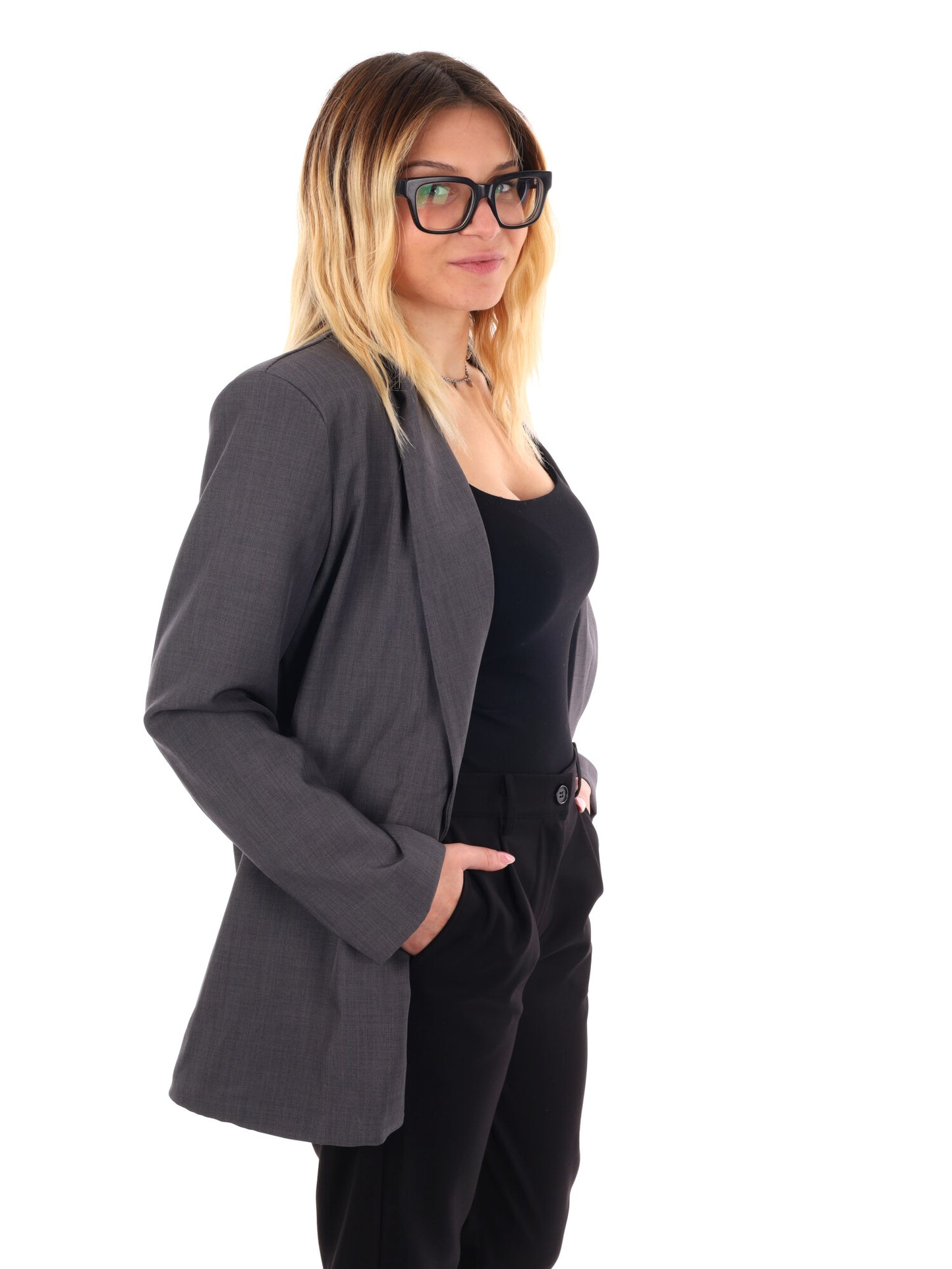 BLAZER MISS LOVE DA DONNA GRIGIO