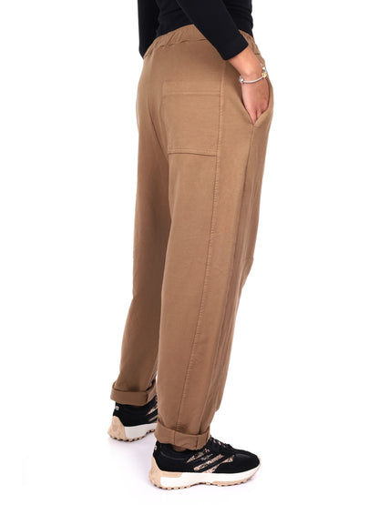 PANTALONE JOGGER AMPIO MISS LOVE DA DONNA CAMMELLO