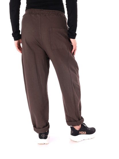 PANTALONE JOGGER AMPIO MISS LOVE DA DONNA MARRONE