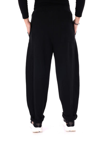 PANTALONE JOGGER AMPIO MISS LOVE DA DONNA NERO