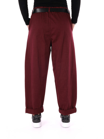 PANTALONE BALLOON MISS LOVE DA DONNA BORDEAUX