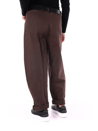 PANTALONE BALLOON MISS LOVE DA DONNA  CIOCCOLATO