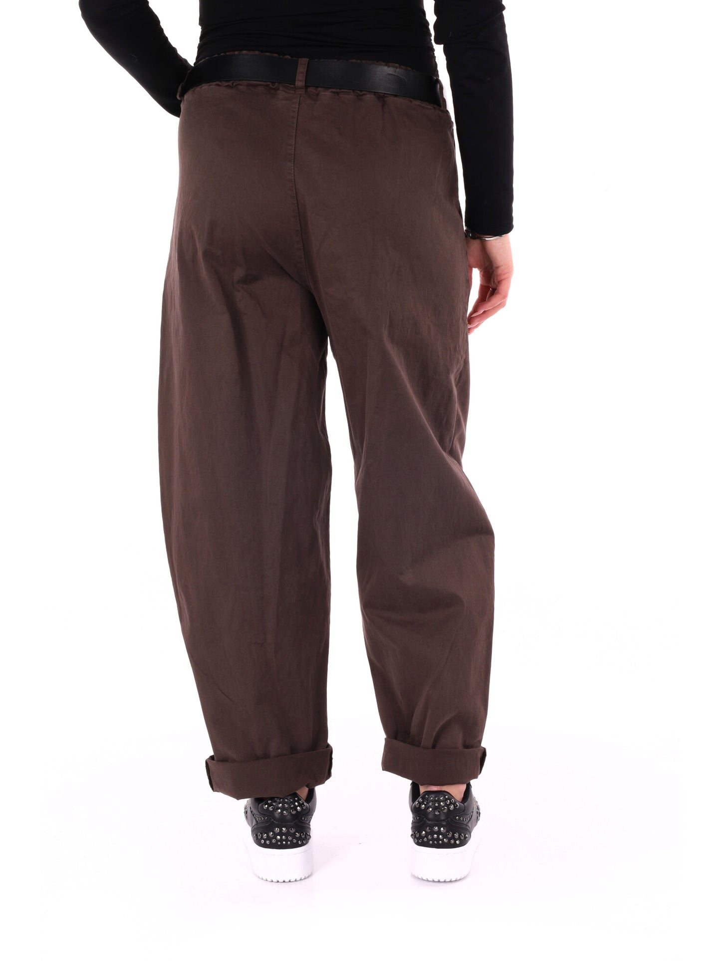 PANTALONE BALLOON MISS LOVE DA DONNA  CIOCCOLATO