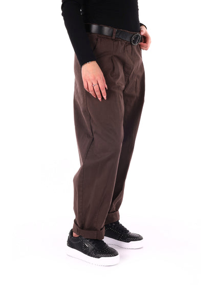 PANTALONE BALLOON MISS LOVE DA DONNA  CIOCCOLATO