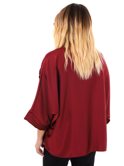 CASACCA KIMONO MISS LOVE DA DONNA BORDEAUX