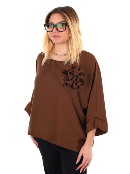 CASACCA KIMONO MISS LOVE DA DONNA MARRONE