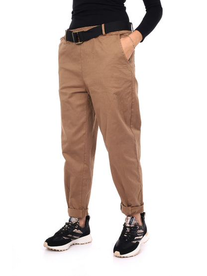 PANTALONE CARROT MISS LOVE DA DONNA CAMMELLO