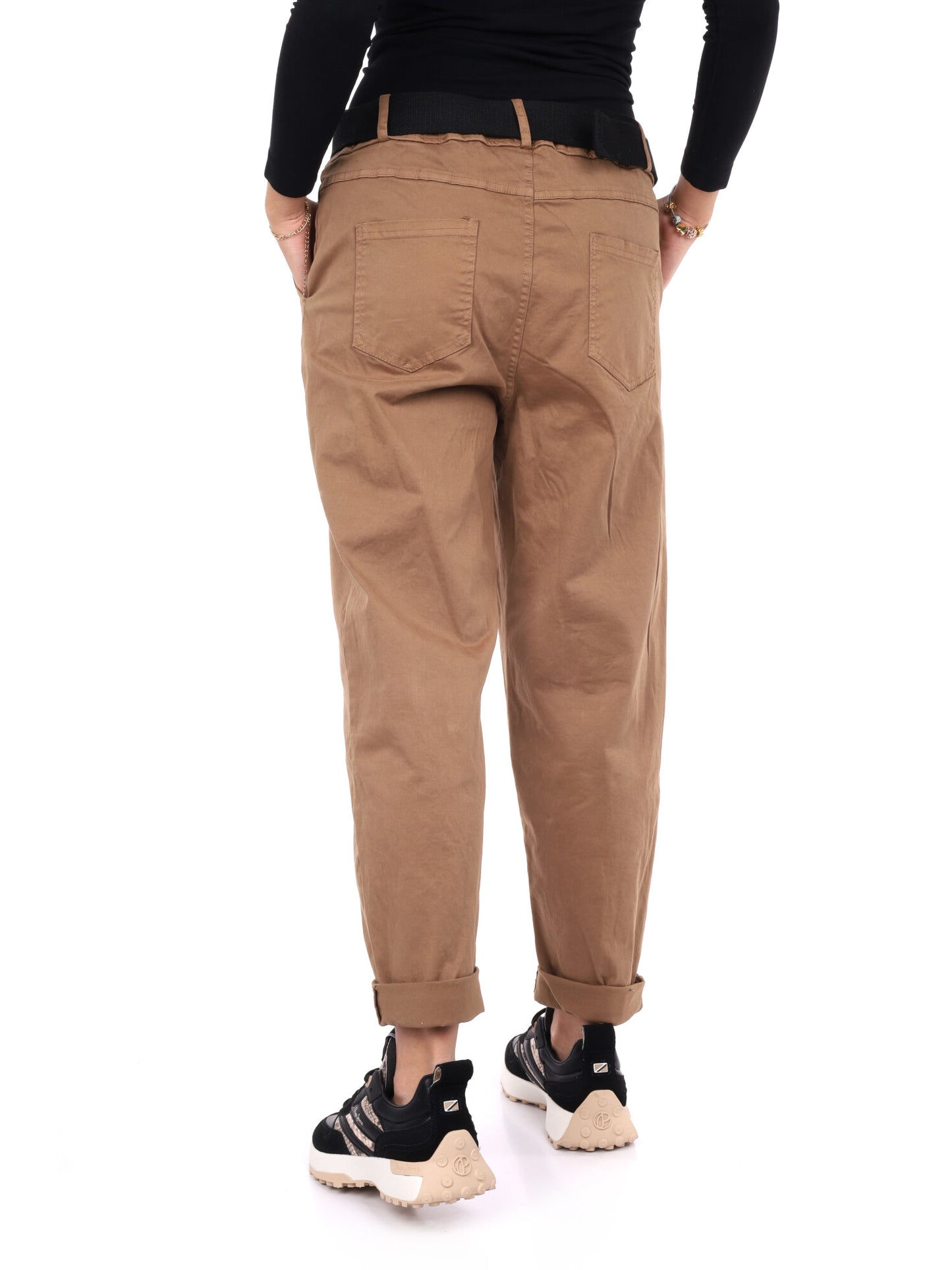 PANTALONE CARROT MISS LOVE DA DONNA CAMMELLO
