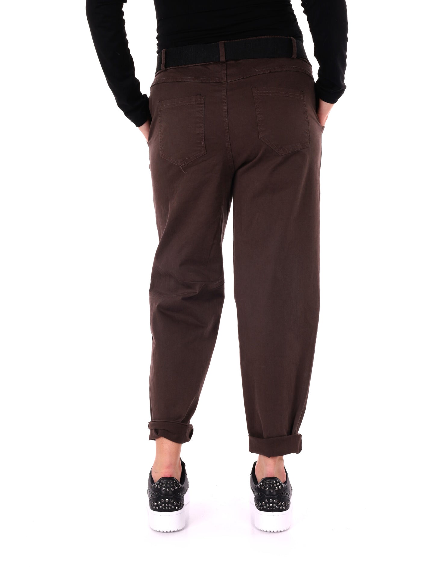 PANTALONE CARROT MISS LOVE DA DONNA CIOCCOLATO
