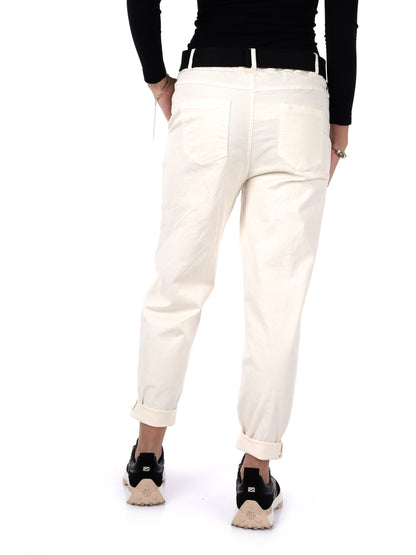 PANTALONE CARROT MISS LOVE DA DONNA PANNA