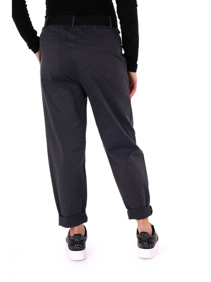 PANTALONE CARROT MISS LOVE DA DONNA GRIGIO SCURO