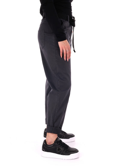 PANTALONE CARROT MISS LOVE DA DONNA GRIGIO SCURO
