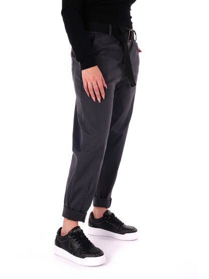 PANTALONE CARROT MISS LOVE DA DONNA GRIGIO SCURO