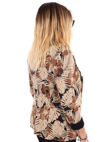BLAZER PUNTO MILANO MISS LOVE DA DONNA NERO BEIGE