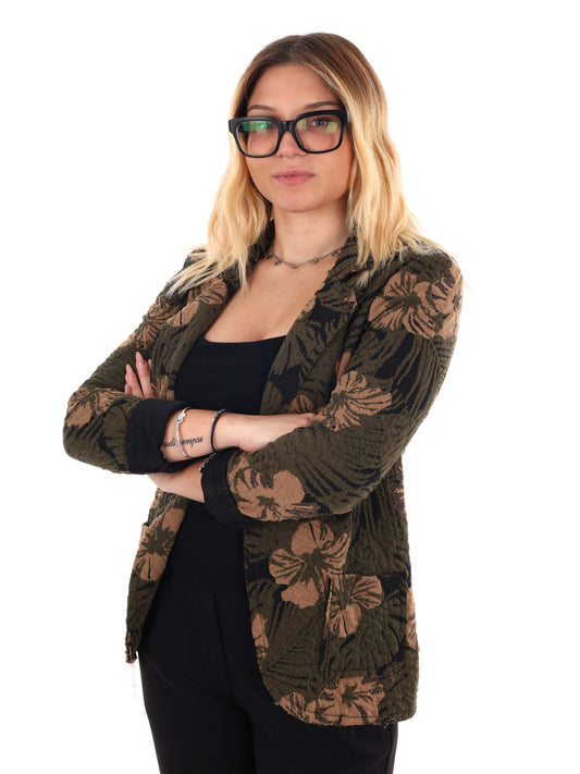 BLAZER PUNTO MILANO MISS LOVE DA DONNA NERO VERDE