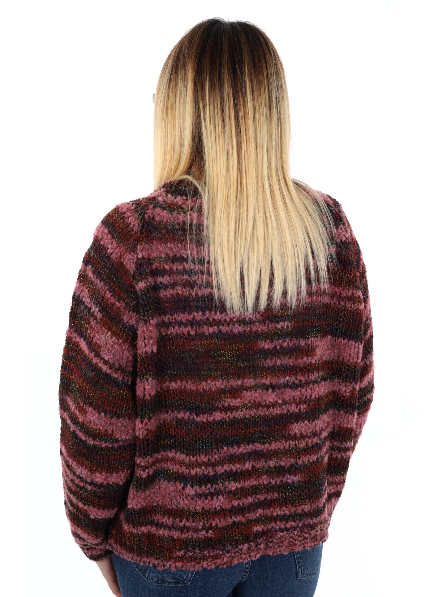 PULLOVER MISS LOVE DA DONNA BORDEAUX