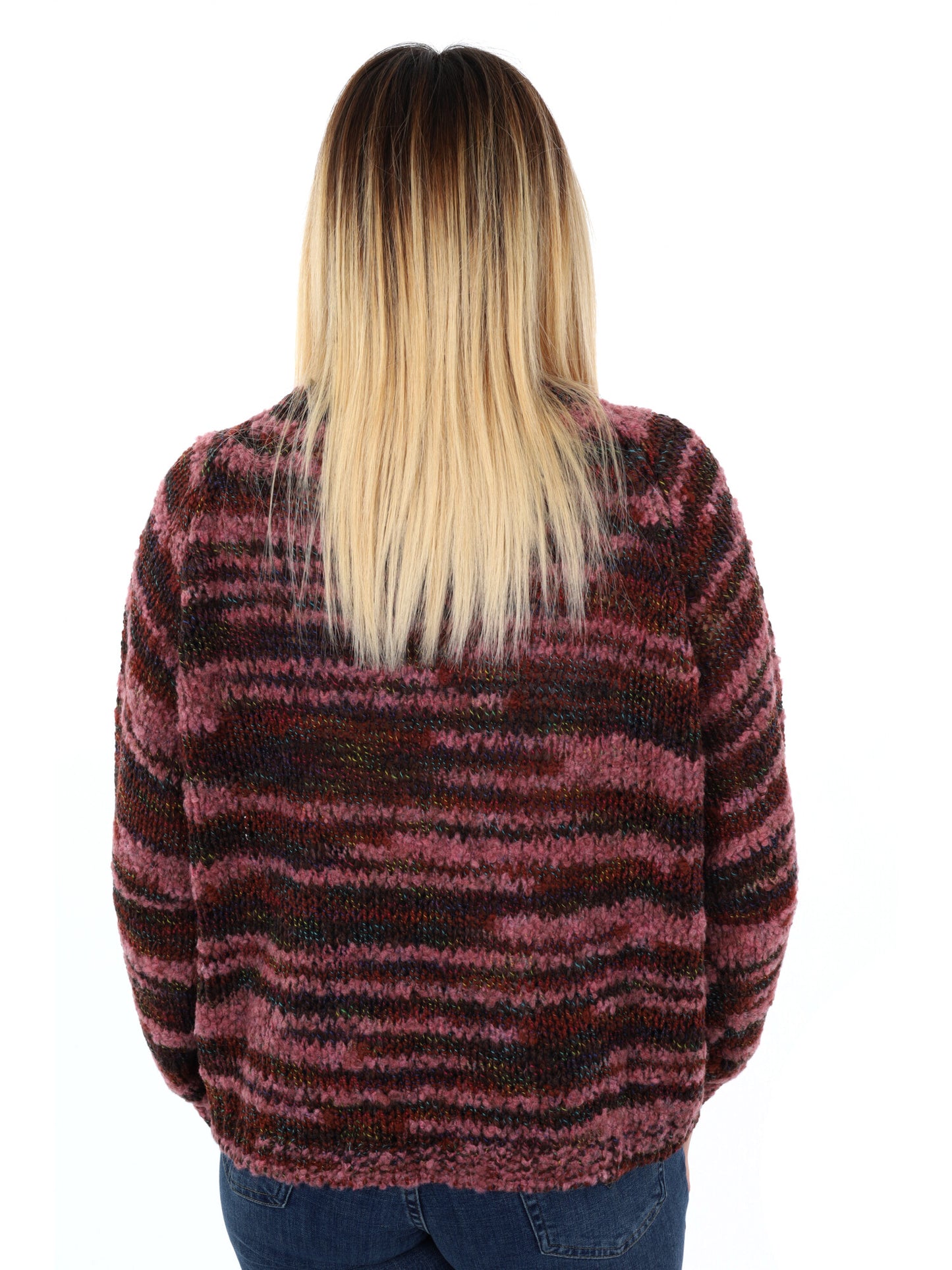 PULLOVER MISS LOVE DA DONNA BORDEAUX