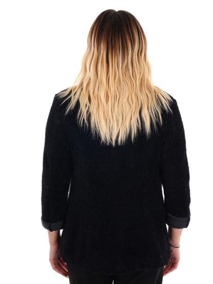 BLAZER STRUTTURATO MISS LOVE DA DONNA NERO