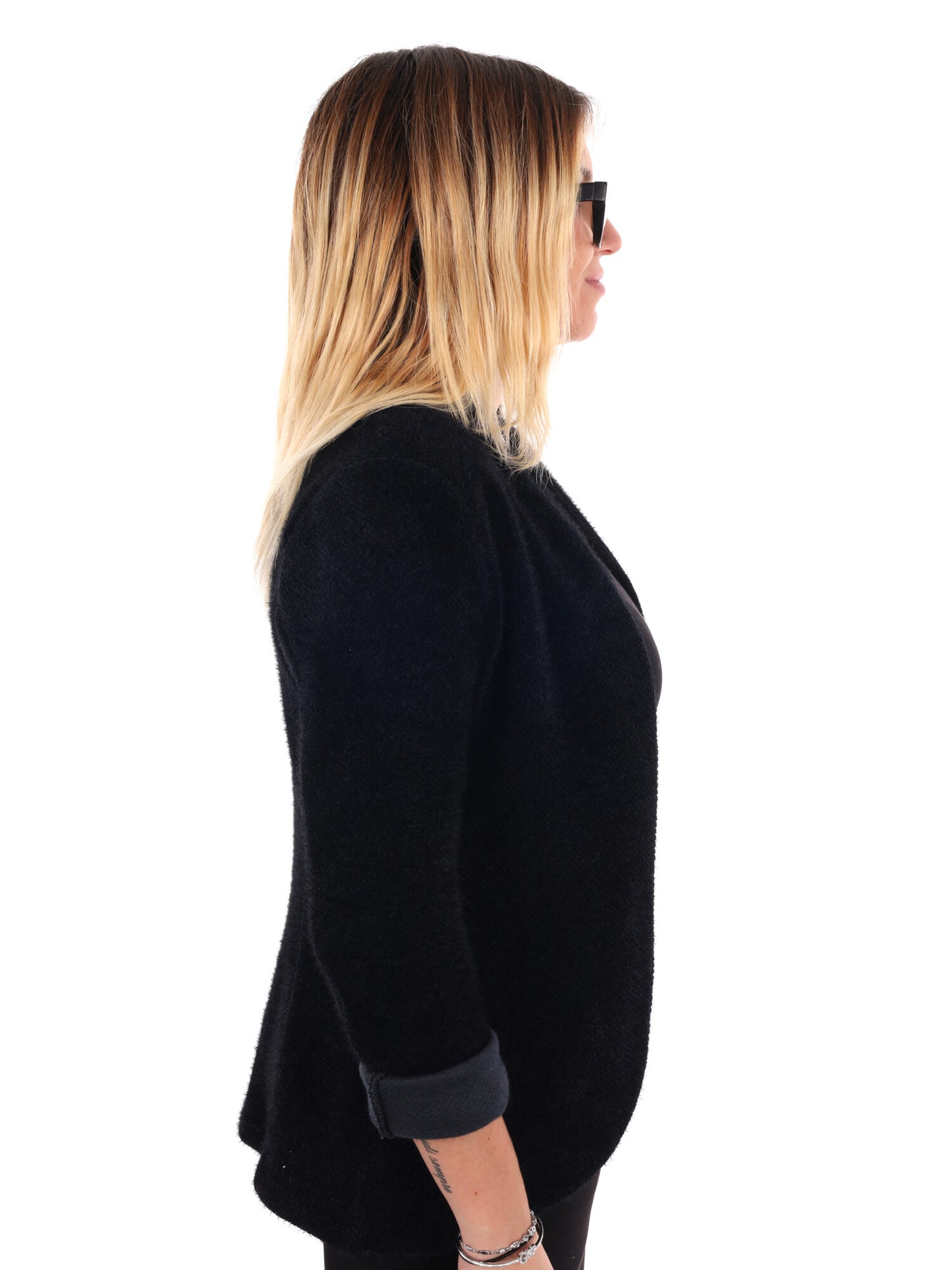 BLAZER STRUTTURATO MISS LOVE DA DONNA NERO