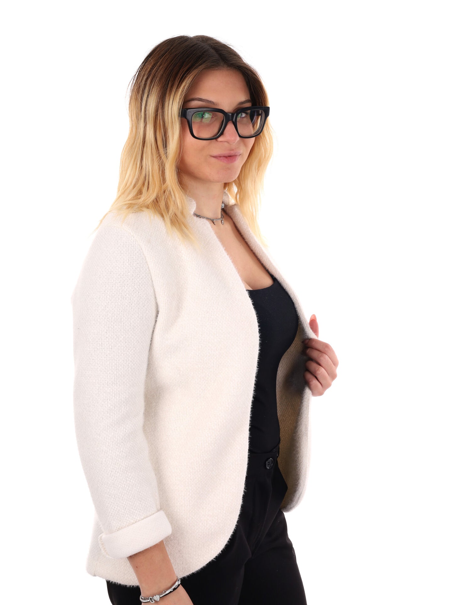 BLAZER STRUTTURATO MISS LOVE DA DONNA PANNA