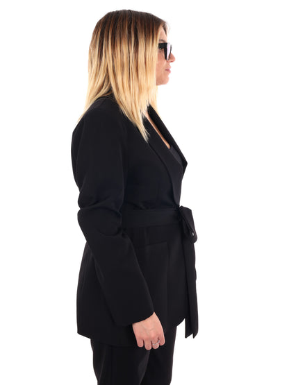 GIACCA CON REVER A SCIALLE MISS LOVE DA DONNA NERO