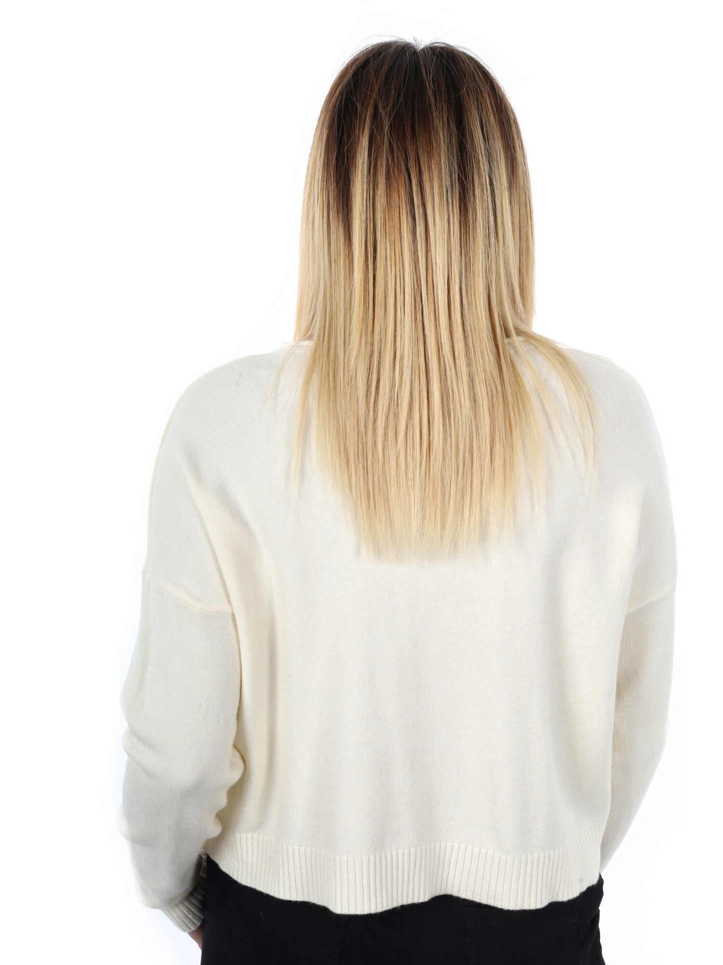 PULLOVER CON STRASS MISS LOVE DA DONNA PANNA