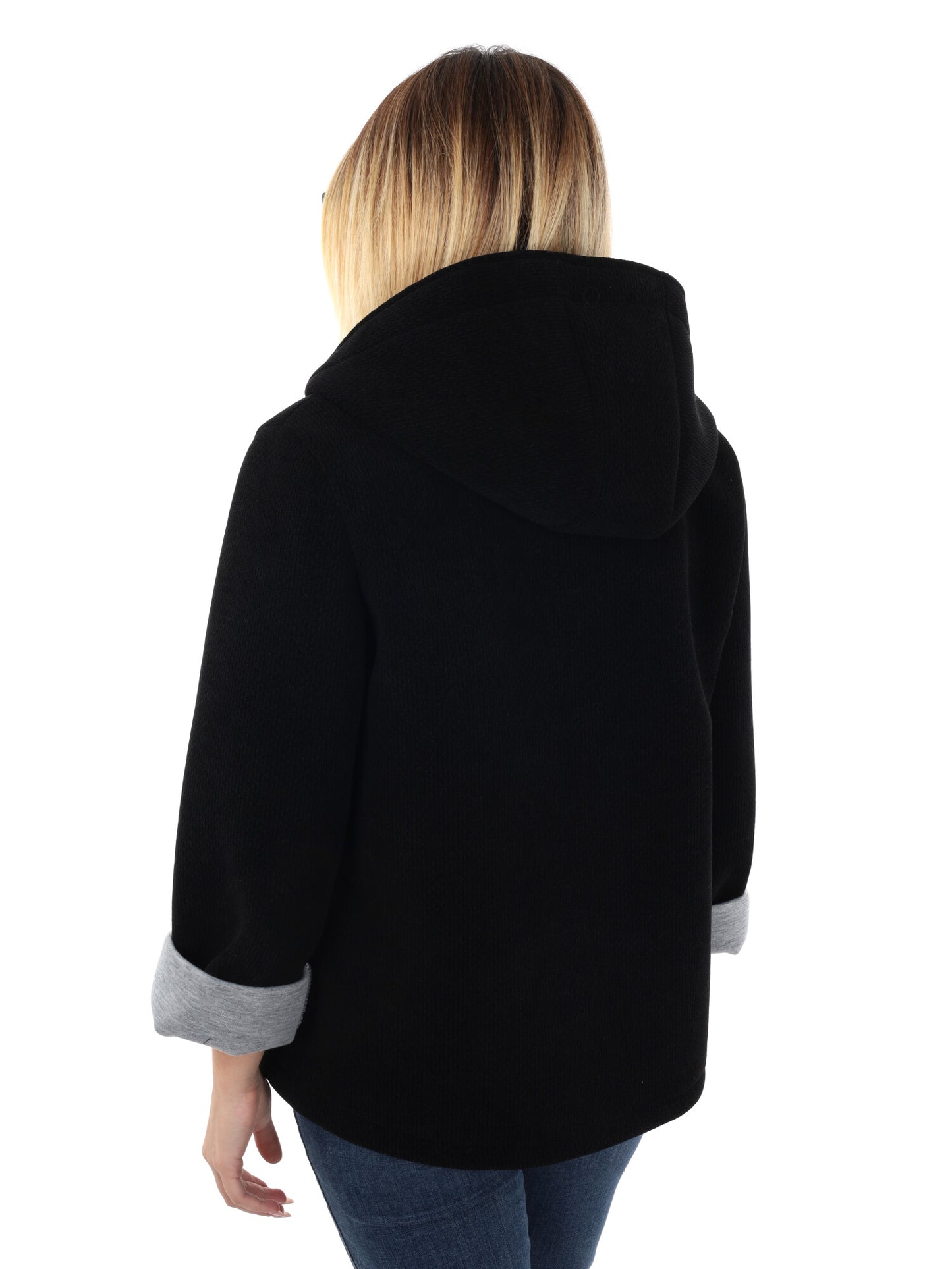 GIUBBINO CON CAPPUCCIO MISS LOVE DA DONNA NERO