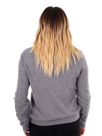 MAGLIA CON SCRITTA MISS LOVE DA DONNA GRIGIO